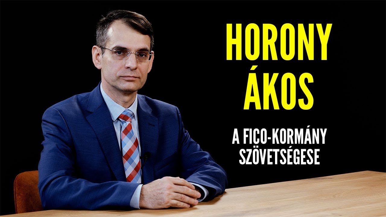 HORONY ÁKOS: "Ha Robert Fico valamit megígér, ahhoz általában tartja magát"