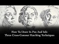 Drawing in Pen And Ink: 3 contour hatching methods