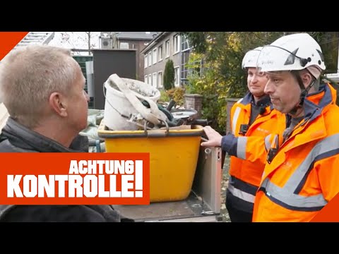 Lebensgefährliche Baustelle! BG Bau schreitet ein! | Achtung Kontrolle | Kabel Eins