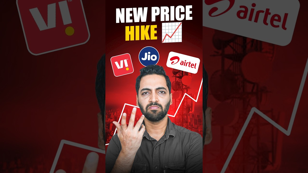 Jio-Airtel-Vi-BSNL : Price HIKE😭 #shorts