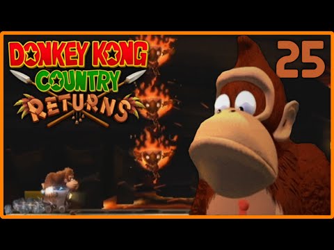 Let's Play DONKEY KONG COUNTRY: RETURNS # 25 ♦ Die Flucht vor der Lava! [Deutsch/HD/60fps]
