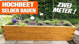 Hochbeet selber bauen // 2 Meter, 𝗚ü𝗡𝗦𝗧𝗜𝗚, einfach nachzubauen