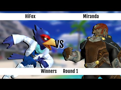 DGS SSBM Singles - Winners Round 1 - HiFox (Falco) vs Miranda (Ganon)