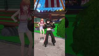 【#踊ってみた】黒子ちゃんとあびゃった！かわいい？ ノエル先輩のぎゅーどんかーにばる！【#一条莉々華 #shorts #ホロライブ 】