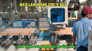 MÁY CNC MỘNG ÂM 5 ĐẦU BÁN CHẠY NHẤT | WM-5CNC