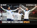 EA SPORTS FC 24 vs eFootball 2024 | Signature Celebration Comparison Update