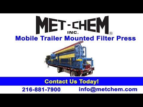 Mobile Trailer Mounted Filter Press