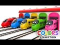 Colors for Children to Learn with Toy Trains - Colors Videos Collection