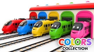 Colors for Children to Learn with Toy Trains Colors s Collection Mp4 3GP & Mp3
