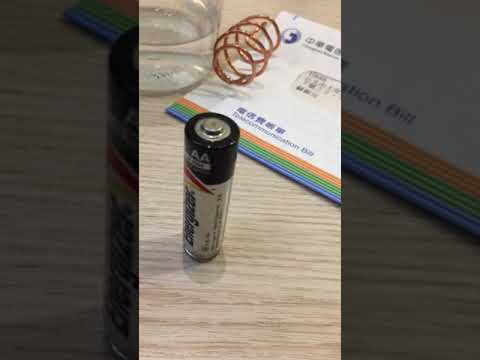 真的可以。磁鐵電池馬達