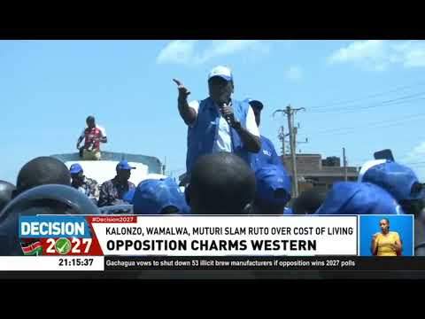 Opposition charms Western, criticise Ruto on cost of living, affordable housing