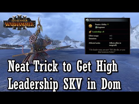 How to Buff Skaven Leadership through a Whole Dom Game!