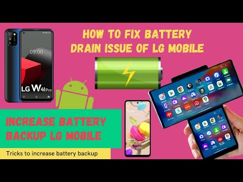 K42 How to increase battery backup LG mobiles | Battery drain solution | Tricks to increase battery