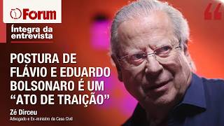 Zé Dirceu analisa classificação de PCC e CV como terroristas e atuação de Flávio Bolsonaro