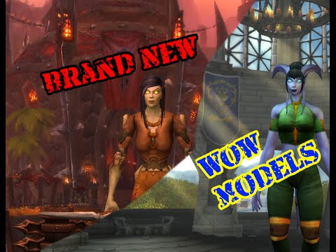 Warlords of Draenor Beta: Updated Female Draenei/Undead Models
