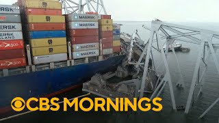 Investigation into Baltimore bridge collapse underway as port remains blocked