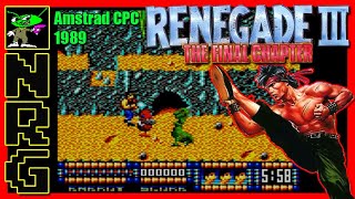 NRG: 5-10 Minutes of Gameplay - Renegade III The Final Chapter [Amstrad CPC]