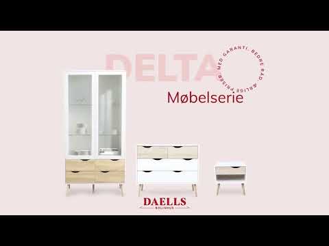 Kommode  Delta m. 5 skuffer