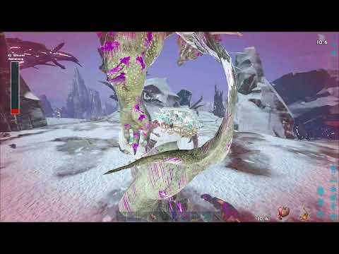 ARK Survival Evolved: Gamma King Titan solo Boss Fight + Cutscene