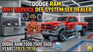 How to Fix Service DEF System Warning on 2013-2018 Dodge Ram Cummins