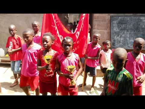 Winners of the Roman Catholic Primary and Nursery athletic sports meet - Mange Bureh