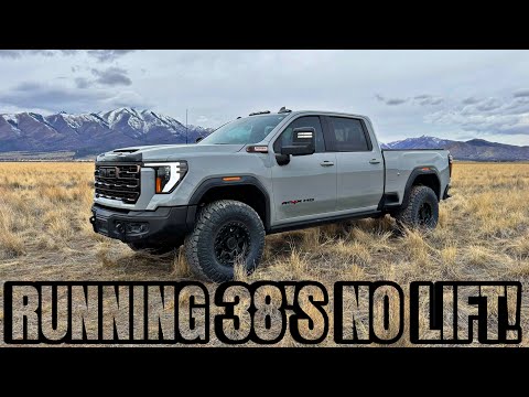 GMC Sierra 2500 AT4X On 38X13.50 Nitto Ridge Grapplers And 18" Foundation 395 Wheels!