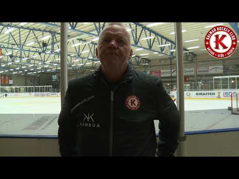 Lenny Eriksson inför seriepremiären mot Nybro Vikings