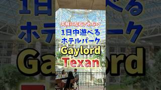 【ダラス観光】1日中遊べる！アメリカで今一番泊まりたい最強のリゾートホテル「Gaylord Texan Resort & Convention Center」