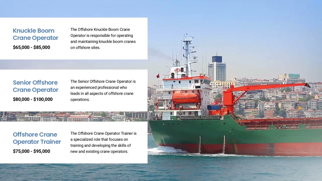 12 Highest Paying Offshore Crane Operator Jobs