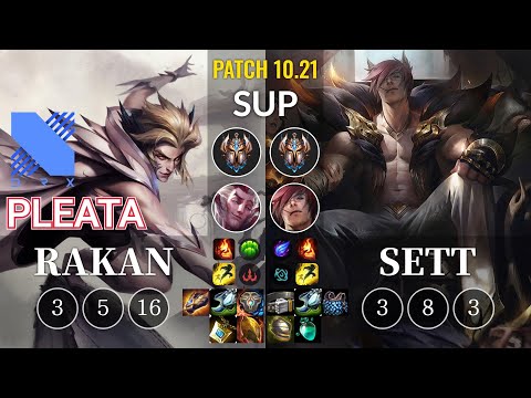 DRX Pleata Rakan vs Sett Sup - KR Patch 10.21