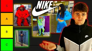 The Best Nike Tech Fleece Tier List