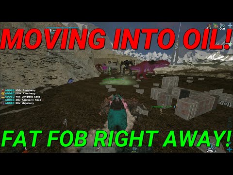 Moving Into An Oil Cave!! Getting Fobbed On Immediately! - SMALL TRIBES- ARK SURVIVAL EVOLVED 2021