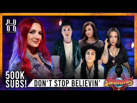 Don't Stop Believin' - Journey cover by Halocene ft F211, Violet Orlandi, Lauren Babic, Cole Rolland