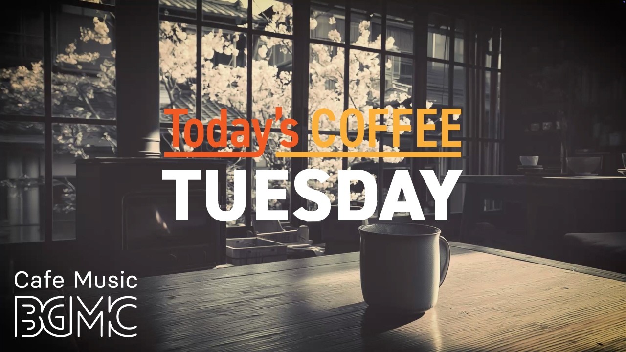 TUESDAY COFFEE: Warm Spring Café Jazz ☕ Relaxing Smooth Jazz Piano for Focus & Study
