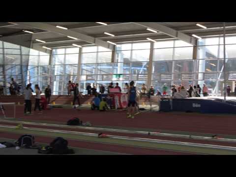 NDM Halle 2.2.2014 - 200m MJ U20 1. Zeitfinale
