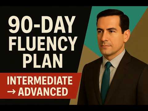TITLE: The 90-Day Study Plan That Finally Gets You Fluent (Intermediate to Advanced)