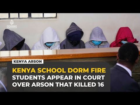 Nine girls held over Kenya school dorm fire as investigation continues