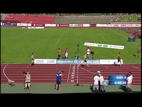 MČR 2017 Třinec – 1500m muži