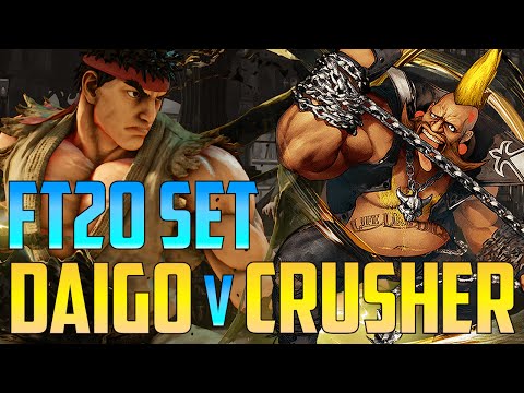 Street Fighter V / 5 - Daigo Umehara Vs Crusher0809 First To 20【1080p60 FT20 Set】