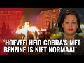 Agenten: bekogeld met brandbommen tijdens oud en nieuw