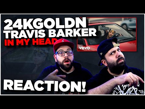 24kGoldn, Travis Barker - In My Head (Official Video) | JK BROS REACTION!!
