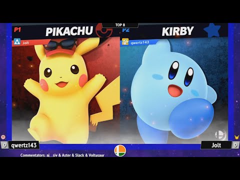 qwertz143 (Kirby) vs Jolt (Pikachu) - SSB India HOLLOW BASTION ONLY Tournament