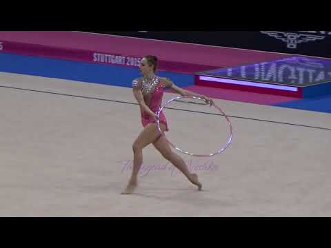 Angélica KVIECZYNSKI (BRA) hoop - 2015 Stuttgart worlds Qualifs