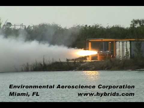 Environmental Aeroscience - 12 inch Nitrous Hybrid Rocket Motor - Hyperion II