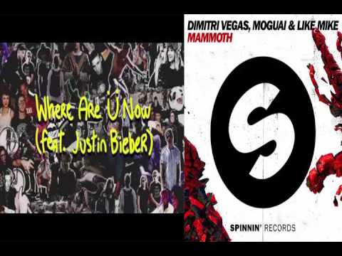 Justin Bieber - Where Are Ü Now (Acapella) vs Dimitri Vegas, MOGUAI & Like Mike - Mammoth