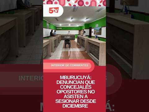 🏛️ Concejales no asisten desde diciembre en Mburucuyá