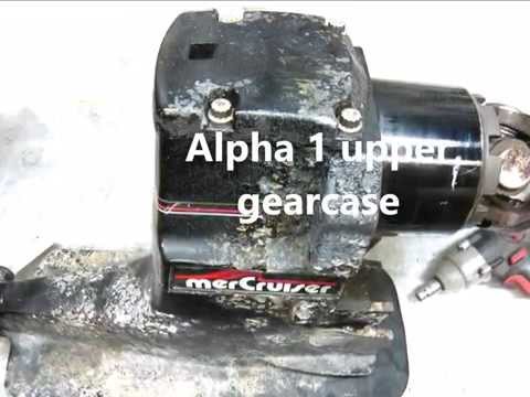Mercruiser Alpha 1 upper gearcase repair (oil seals) and tools