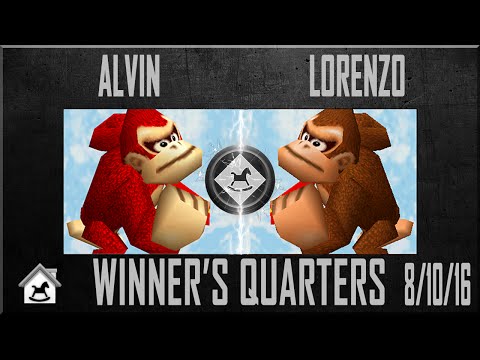 Darkhouse 12 Winners Quarters - Alvin (Donkey Kong) Vs Lorenzo (Donkey Kong) Super Smash Bros  SSB64