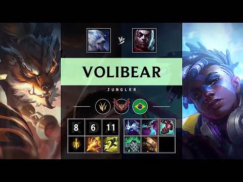 Volibear Jungle vs Ekko - BR Grandmaster Patch 25.18