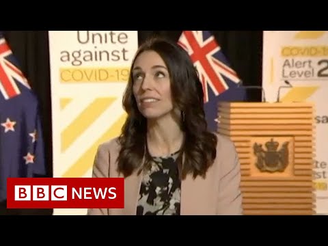 New Zealand's PM stays calm during an earthquake on live TV - BBC News